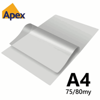 APEX Lamineerhoezen A4 75/80mic. Doos 1000 stuks