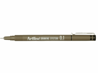 FINELINER ARTLINE 0.1MM ZWART artikel afbeelding