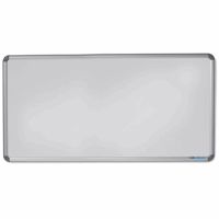 Design wandbord plaatstaal, gelakt (Bordhoogte: 1000 mm; Breedte: 2.000 mm; Gewicht: 15.6 kg; Hoogte: 1000 mm)