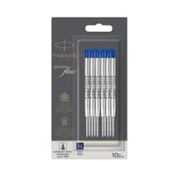 Balpenvulling Parker Quinkflow blauw medium blister à 10 stuks