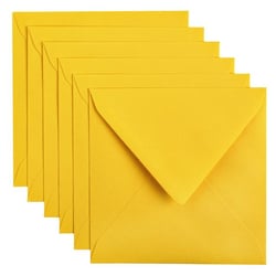 Envelop Papicolor 140x140mm Dottergeel artikel afbeelding