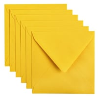 Envelop Papicolor 140x140mm Dottergeel