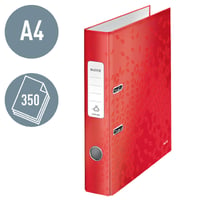 Ordner Leitz WOW 180 gelamineerd rood