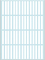 Etiket HERMA 2300 5x35mm wit 1920 stuks