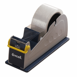 Tafelafroller voor zelfklevend plakband stabiele metalen uitvoering voor bandbreedtes tot 75 mm, VE = 3 stuks