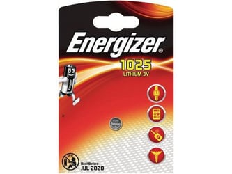 Batterij Energizer Knoopcel CR1025 artikel afbeelding