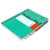 Projectboek Pukka Metallic A4 lijn 5-tabs 200 pagina's 80gr groen