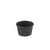 Bakje papier (FSC®) rond zwart 3.25oz / 96ml , ø 66 x h42mm
