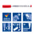 Viltstift Staedtler 301 whiteboard rond assorti 1mm 4stuks