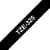 Labeltape Brother P-touch TZe-325 standaard 9mm wit op zwart