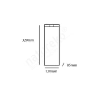 FSC® papieren snackzak 13+8,5x32cm nr.27 (1 pond)