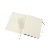 Notitieboek Moleskine XL 190x250mm lijn soft cover hydrangea blue