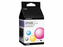 Inktcartridge Quantore alternatief tbv Epson T129545 zwart + 3 kleuren