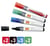 Viltstift Nobo whiteboard Liquid ink schuin assorti 4mm 10st