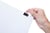 Papierklem MAUL 213 Foldback 25mm capaciteit 9mm zwart 12 stuks