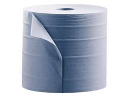 Poetspapier Satino Comfort CR1 2-laags 350m blauw 305310