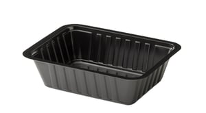 A-Bakje Type A7 122X95X33 PS Zwart inhoud 250CC. Doosinhoud: 2000 St.