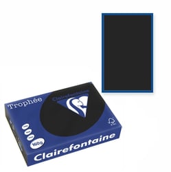 Clairefontaine Trophee kopieerpapier A4 210x297mm 160gr. Kleur: Zwart. Art.code 1001 artikel afbeelding