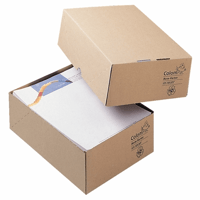 Colompac dozen met automatische bodem + deksel 305x215x150mm. Kleur: Bruin. CP0121.150-OT/UT