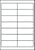 Etiket Avery Zweckform 3678 97x37mm wit 1400 etiketten