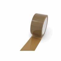 Zelfklevend plakband PP geluidsarm bruin, VE = 36 rollen