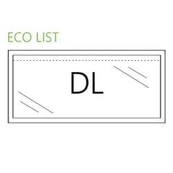 Eco-List paklijst envelop 228mm x 120mm DL