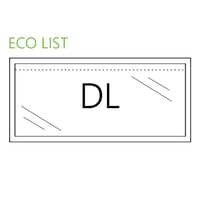 Eco-List paklijst envelop 228mm x 120mm DL