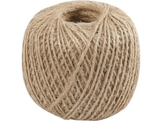 Creotime Touw 3mm natuurlijk hennep/bol100m