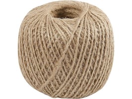 Creotime Touw 3mm natuurlijk hennep/bol100m