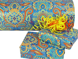 50cm x 150 mtr. gecoat papier 65 gram, design