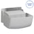 Handdoekdispenser Aquarius voor i-vouw mini wit 6956