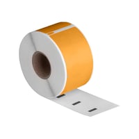 Dymo Compatible Labels 89x36mm 260st/rol Oranje