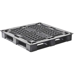Chemiepallet, VE = 5 stuks l x b x h = 1140x1140x150 mm 6 sleeplatten