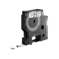 Dymo D1 labeltape 12 mm x 3,5 m nylon zwart op wit 16953