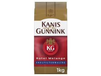 Kanis en Gunnink Hotel Melange Rood Filterkoffie, Snelfiltermaling (pak 6 x 1000 gram) artikel afbeelding