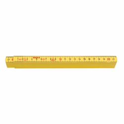 Sola kunststof duimstok HK / HKM, type HK 2/10 G, lengte 2 meter, model 10-delig, kleur geel artikel afbeelding
