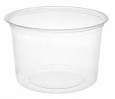 PLA deli container 750ml/12,1cm Ø x 10,1cm hoog