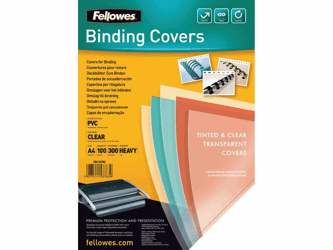 VOORBLAD FELLOWES A4 PVC 300MICRON TRANSPARANT artikel afbeelding