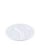 Suikerriet bord 26cm Ø 3-vaks, kleur wit