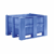 Grote bak van HDPE blauw