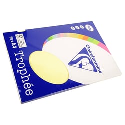 Papier CF A4 160g geel/pk50v