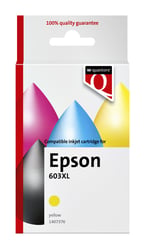 Inktcartridge Quantore alternatief tbv Epson 603XL geel