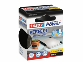 tesa® Klussentape Extra Power 38 mm x 2,75 m, zwart (rol 2.75 meter)