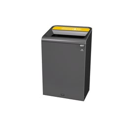 Afvalbak voor kringloopmateriaal Configure™ inhoud 57 l roestvast staal