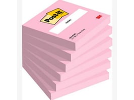 Notes, Roze, 76 x 76 mm