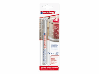 VILTSTIFT EDDING 751 LAK ROND 2MM ZILVER artikel afbeelding