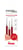 Gelschrijvervulling Pentel LR7 Energel 0.4mm rood set à 3 stuks