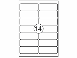 Etiket Quantore 99.1x38.1mm 1400 stuks