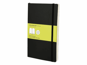 NOTITIEBOEK MOLESKINE BLANCO LARGE ZACHTE KAFT artikel afbeelding