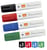 Viltstift Nobo whiteboard Glide schuin assorti 10mm 4st